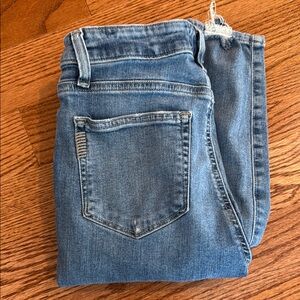 Size 28. 26” inseam distressed Paige jeans